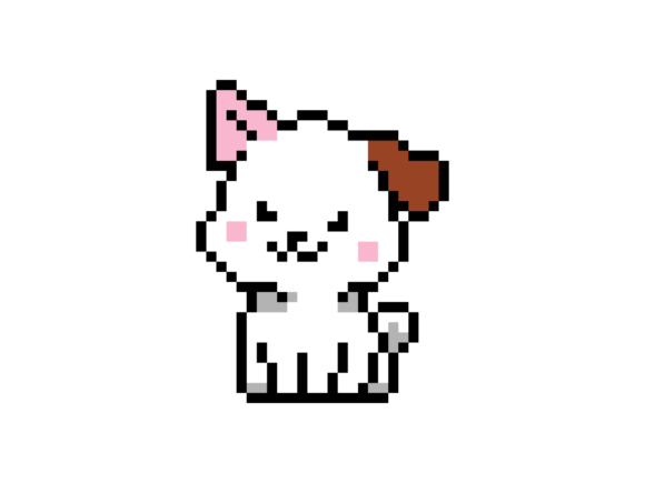Cute Illustration 8 Bit Pixel Art Design