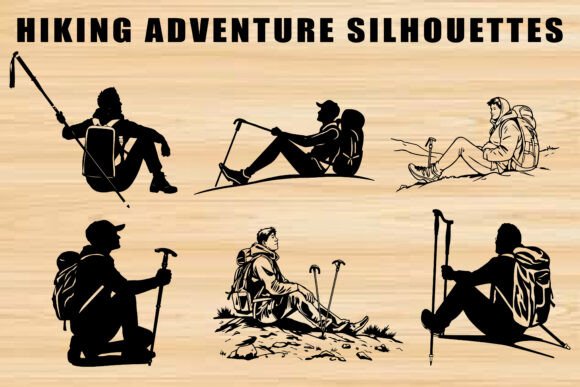 Hiking with Dogs Silhouette: An Embroidery Designer's Take