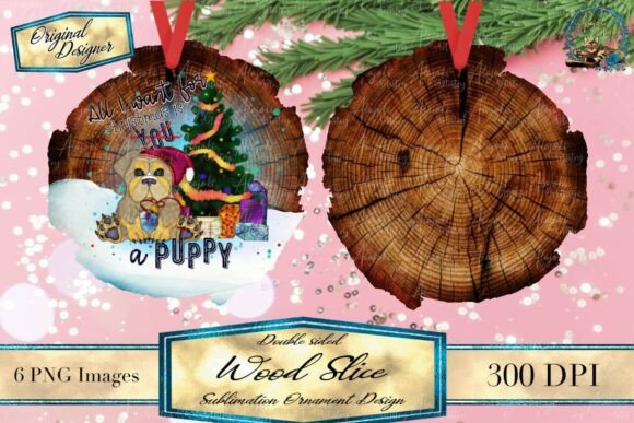 Lilac Bulldog Wood Slice Ornament Design Reviewed