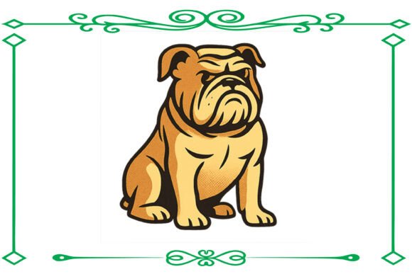 Majestic Bulldog Illustration