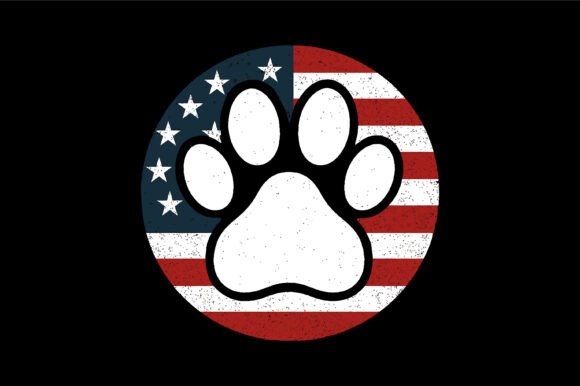 Patriotic Paw Print USA: A Designer's Take
