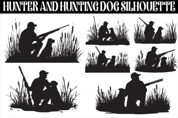 Silhouette of a Duck-Hunting