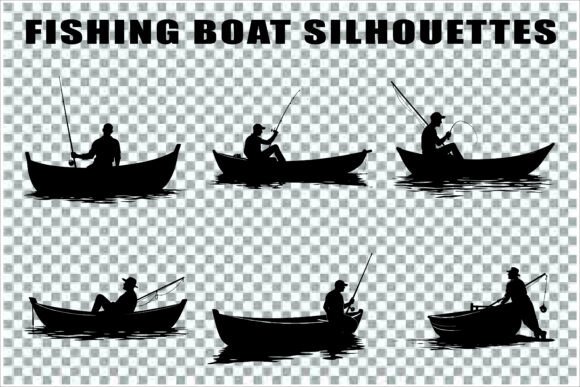 Silhouettes of Men and Dogs Fishing: A Designer's Review