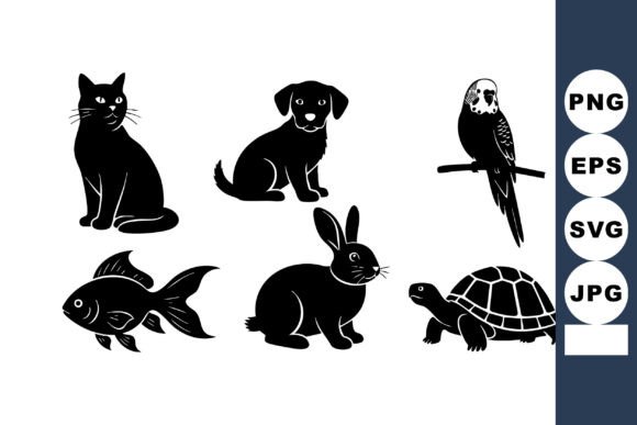 Simple Animal Silhouette Icons