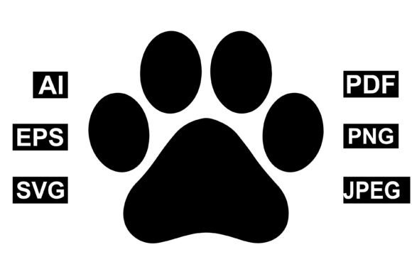 Simple Bold Animal Paw Print: An Embroidery Review